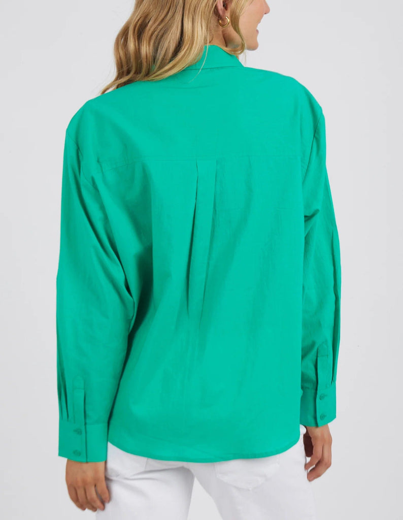 Sunday Shirt | Emerald Green - Foxwood - Coco Blue