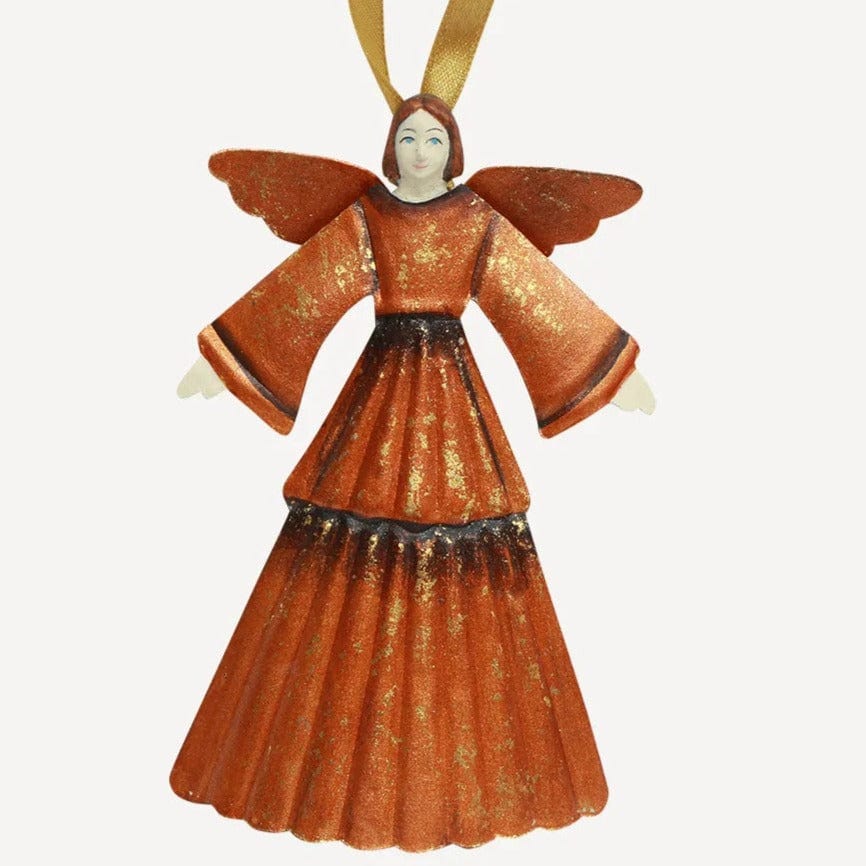 Sylvie Angel Hanging Decoration | Burnt Gold - Coco Blue - Coco Blue
