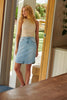 Taylor Denim Skirt | Sky Blue - Kireina - Coco Blue