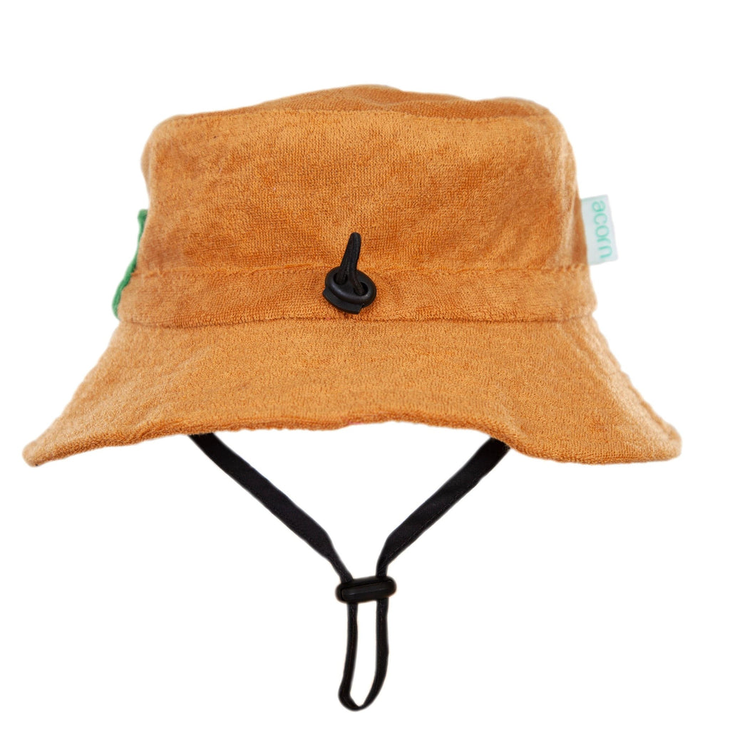 Terry Towelling Bucket Hat | Caramel - Acorn Kids - Coco Blue