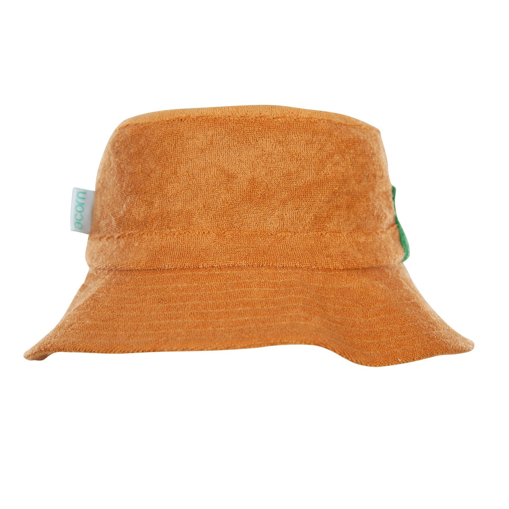 Terry Towelling Bucket Hat | Caramel - Acorn Kids - Coco Blue