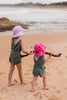 Terry Towelling Bucket Hat | Pink - Acorn Kids - Coco Blue
