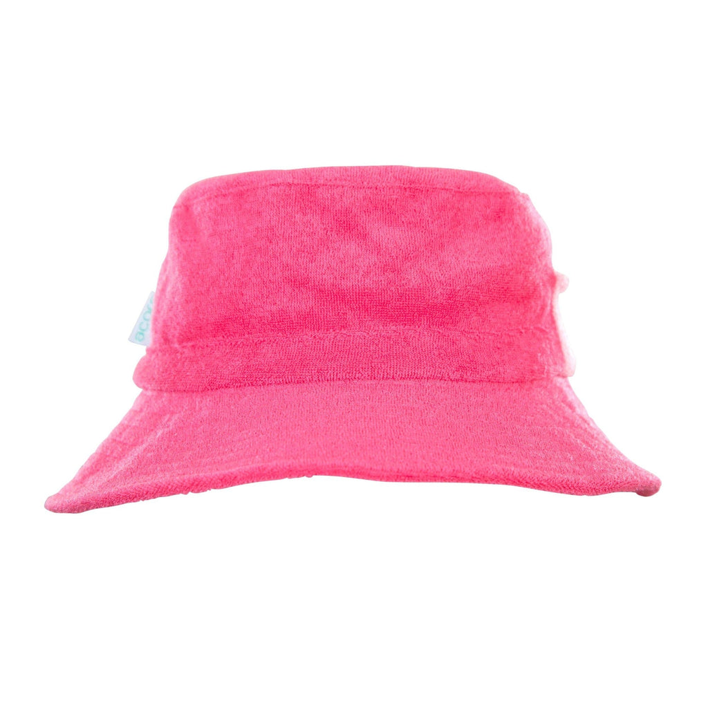 Terry Towelling Bucket Hat | Pink - Acorn Kids - Coco Blue