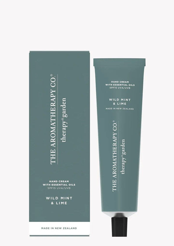 Therapy Garden Hand Cream | Wild Mint & Lime - The Aromatherapy Co - Coco Blue