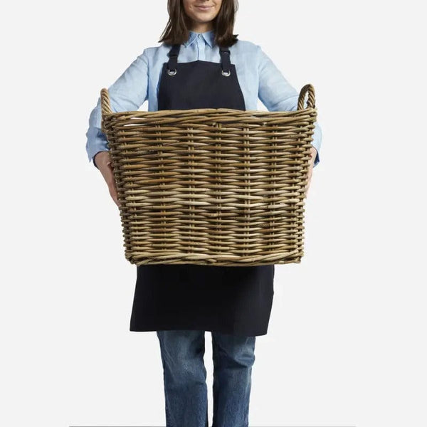 Truro Wicker Basket - Coco Blue - Coco Blue