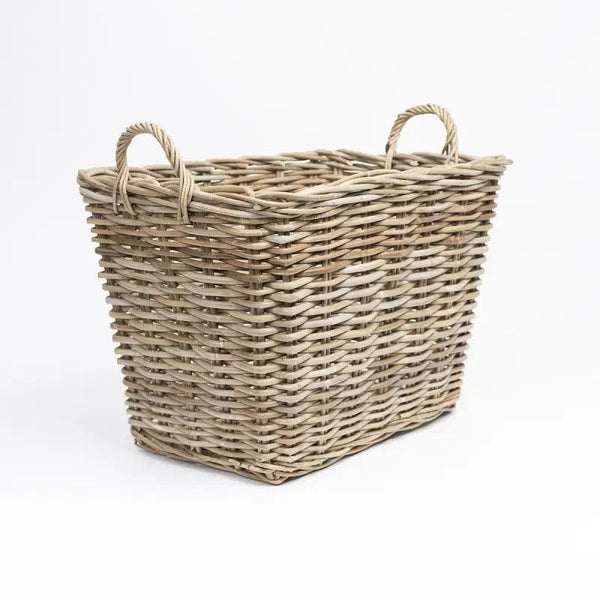 Truro Wicker Basket - Coco Blue - Coco Blue