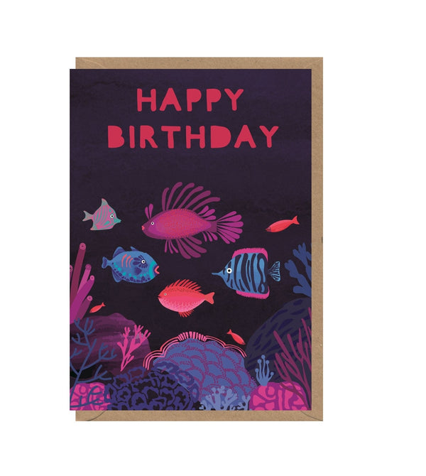 Under The Sea Birthday Card - Earlybird - Coco Blue