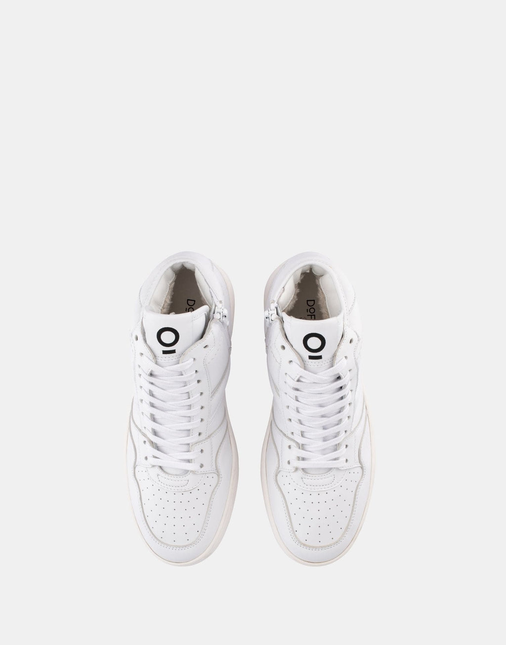 Verona Sneakers | White Leather - DOF Studios - Coco Blue