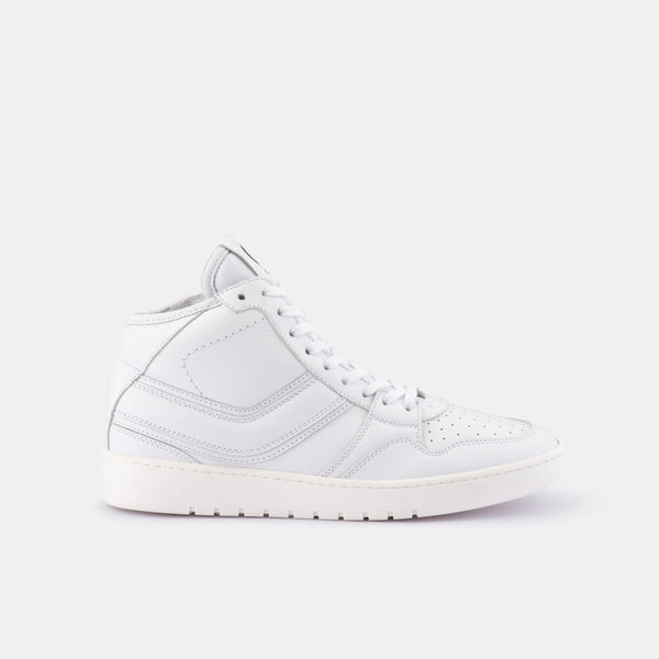 Verona Sneakers | White Leather - DOF Studios - Coco Blue