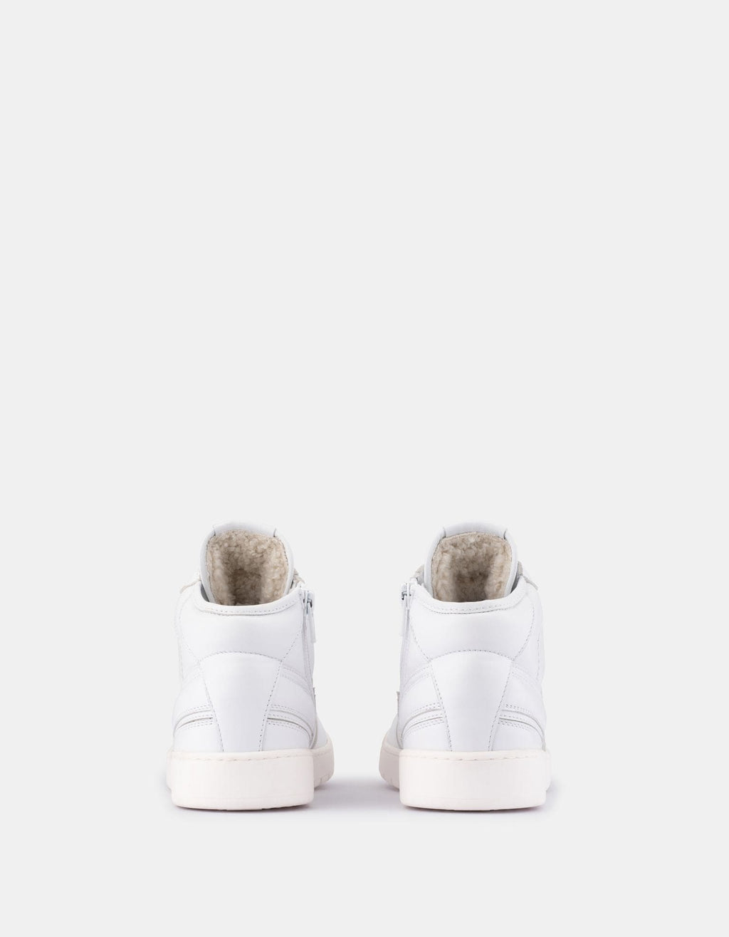 Verona Sneakers | White Leather - DOF Studios - Coco Blue