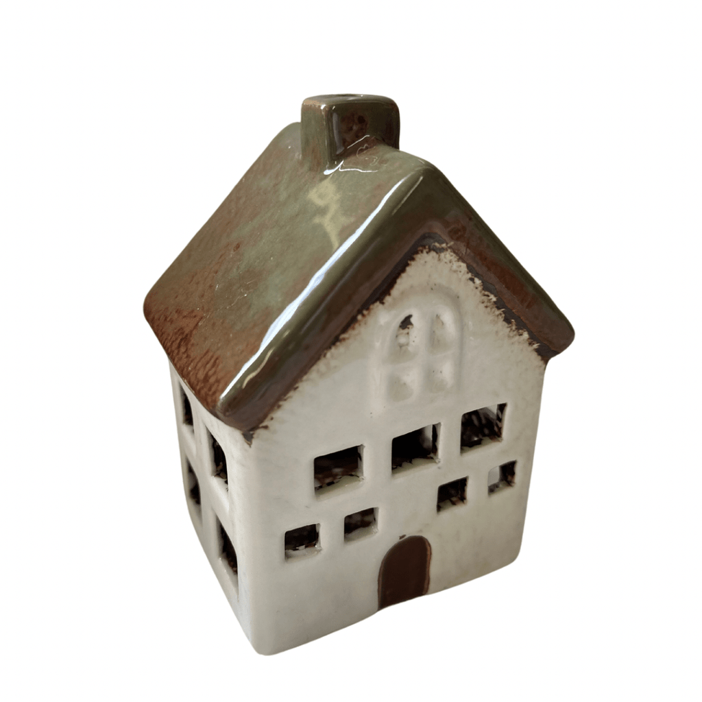 Villa Tea Light House Olive - Coco Blue - Coco Blue