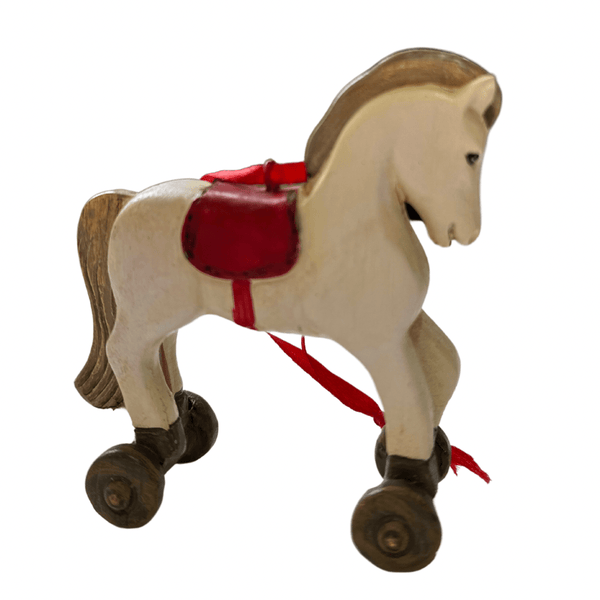 Vintage Rocking Horse Christmas Decoration - French Country Collections - Coco Blue