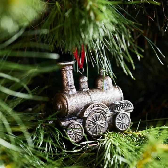 Vintage Train Christmas Decoration - Coco Blue - Coco Blue
