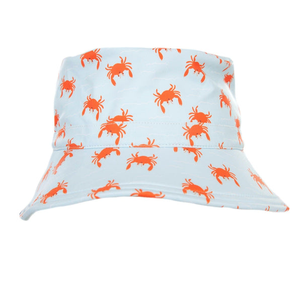Wide Brim Swim Bucket Hat | Crab - Acorn Kids - Coco Blue