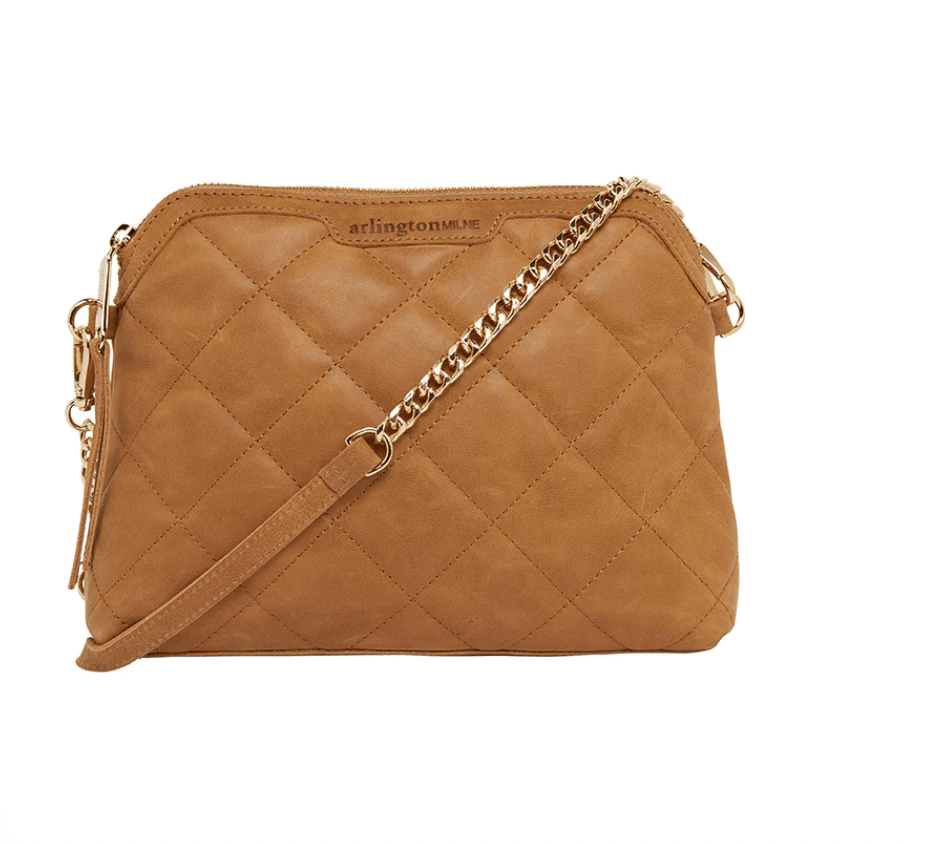 Abigail Bag | Vintage Tan - Arlington Milne - Coco Blue