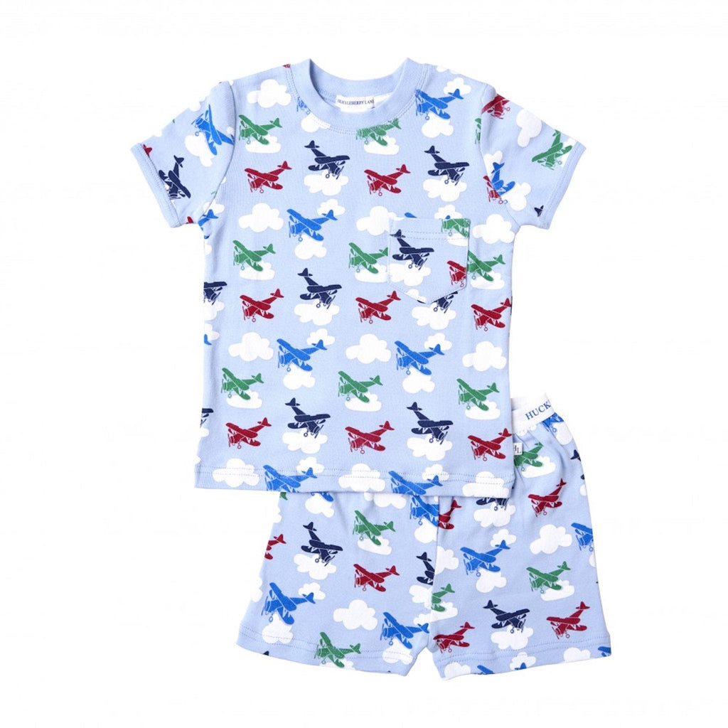 Aeroplane Pyjamas - Huckleberry Lane - Coco Blue