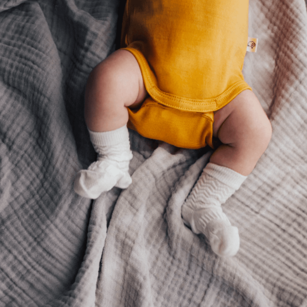 Baby Crew Socks | Pearl - Lamington - Coco Blue