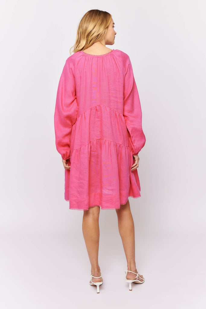 Baroque Dress | Strawberry - Alessandra - Coco Blue