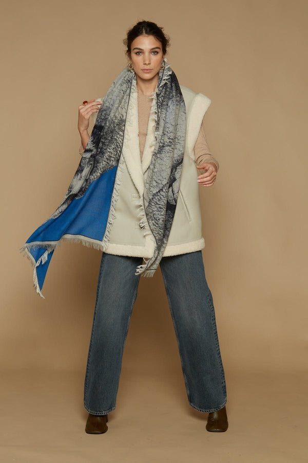 Berger Scarf | Blue - Inoui Editions - Coco Blue