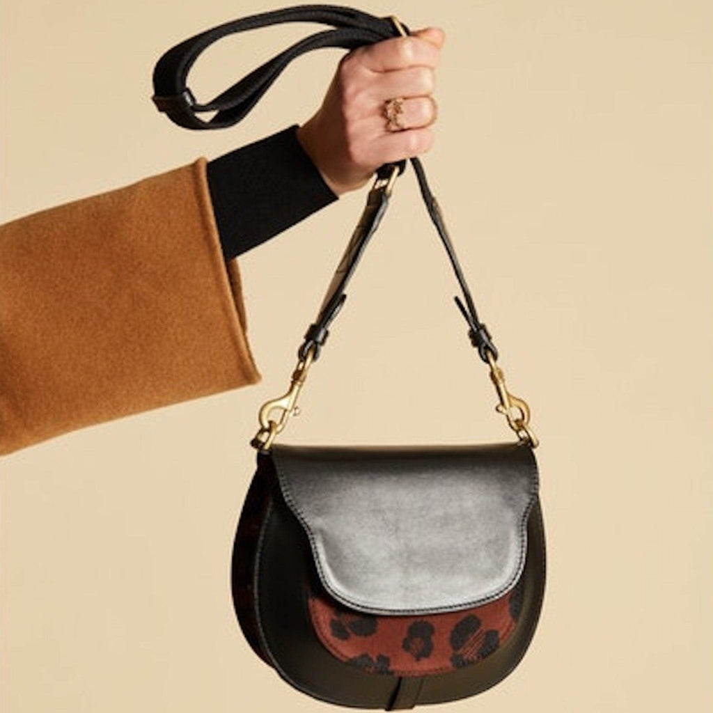 Besace Leather Bag | Leonard Black - Inouitoosh - Coco Blue