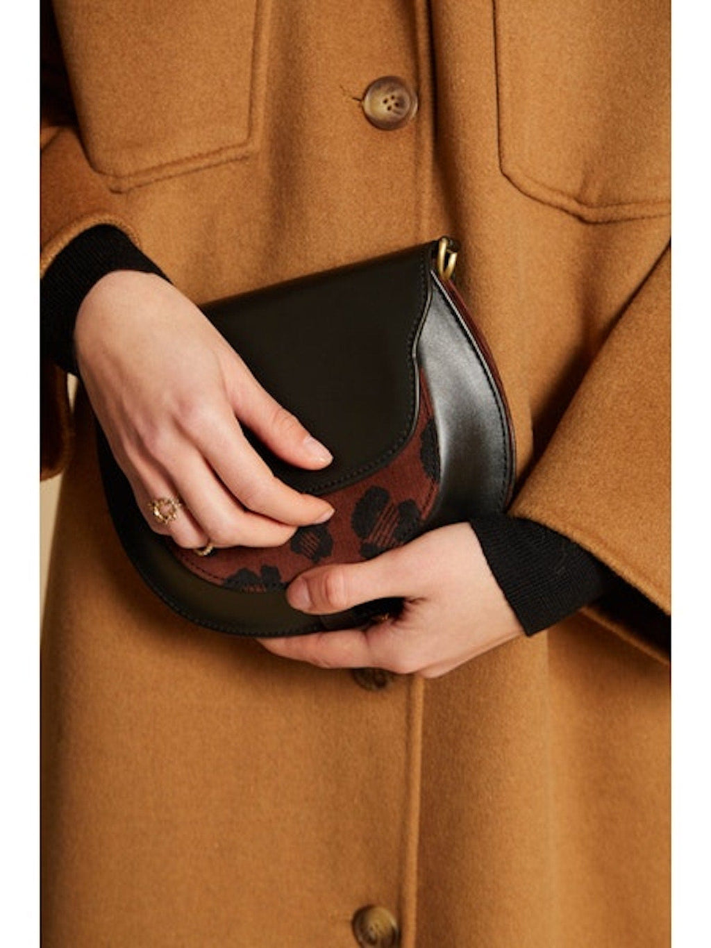 Besace Leather Bag | Leonard Black - Inouitoosh - Coco Blue