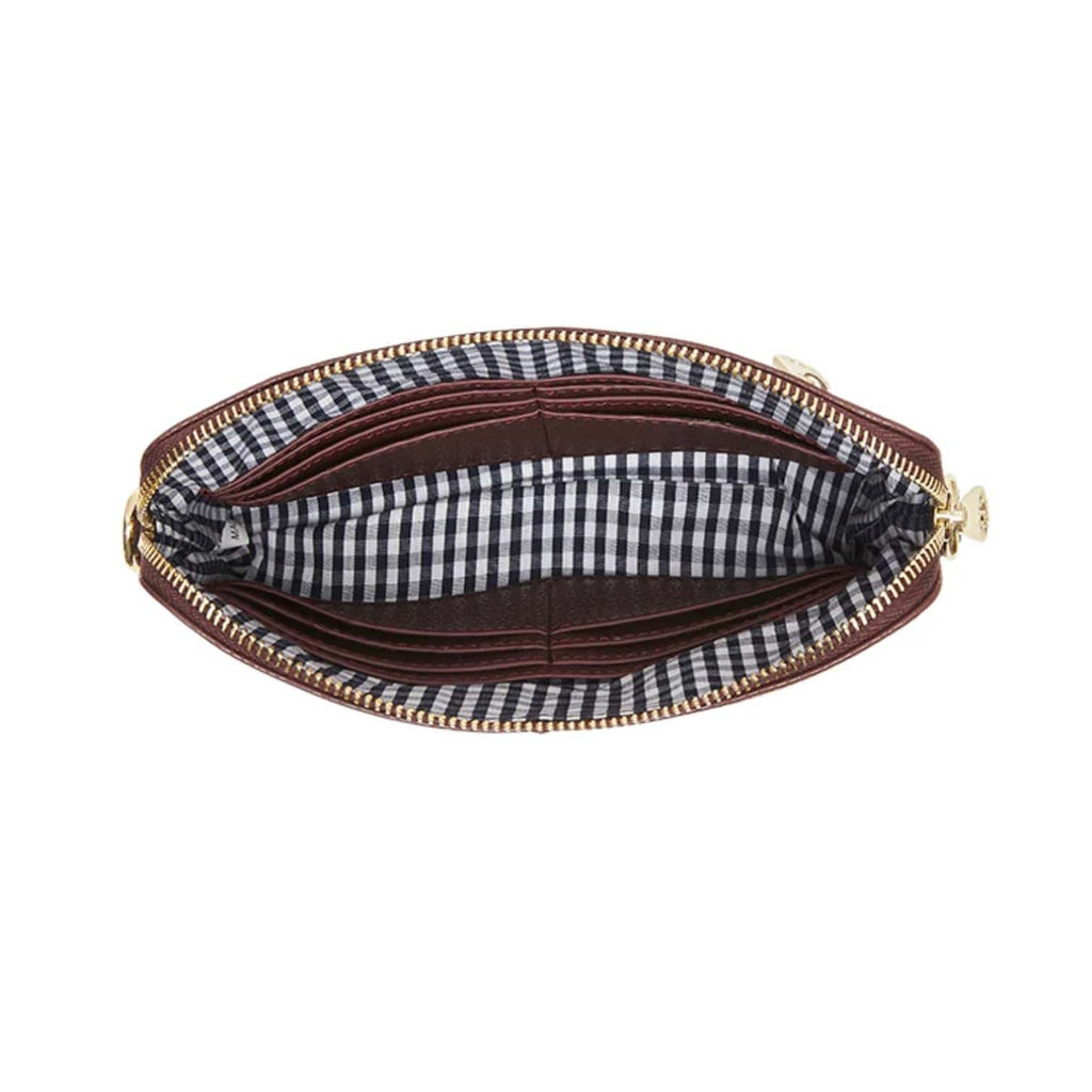 Bowery Wallet | Plum - Elms - Coco Blue