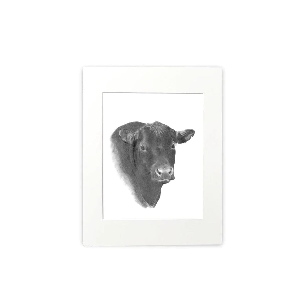 Cathy Hamilton Pencil Sketch Prints - Cathy Hamilton - Coco Blue