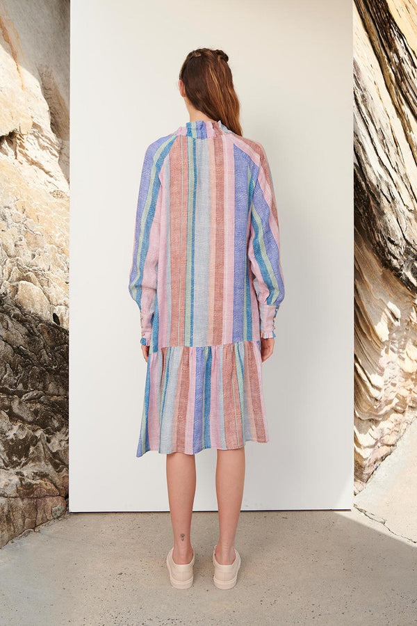 Cecile Shoreline Hemp Dress - The Dreamer Label - Coco Blue