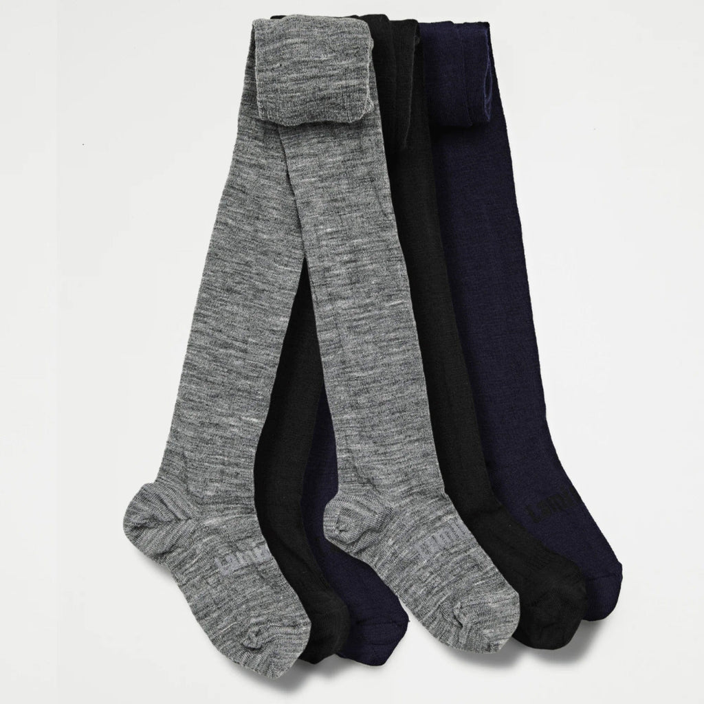 Children's Merino Tights | Navy - Lamington - Coco Blue