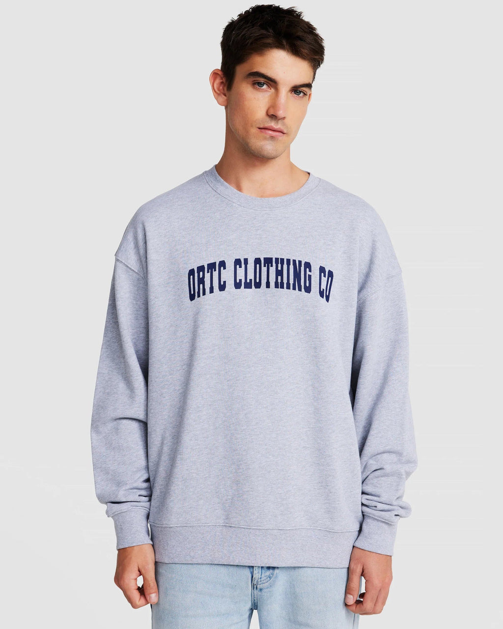 College Logo Crew | Grey Marle - ORTC - Coco Blue
