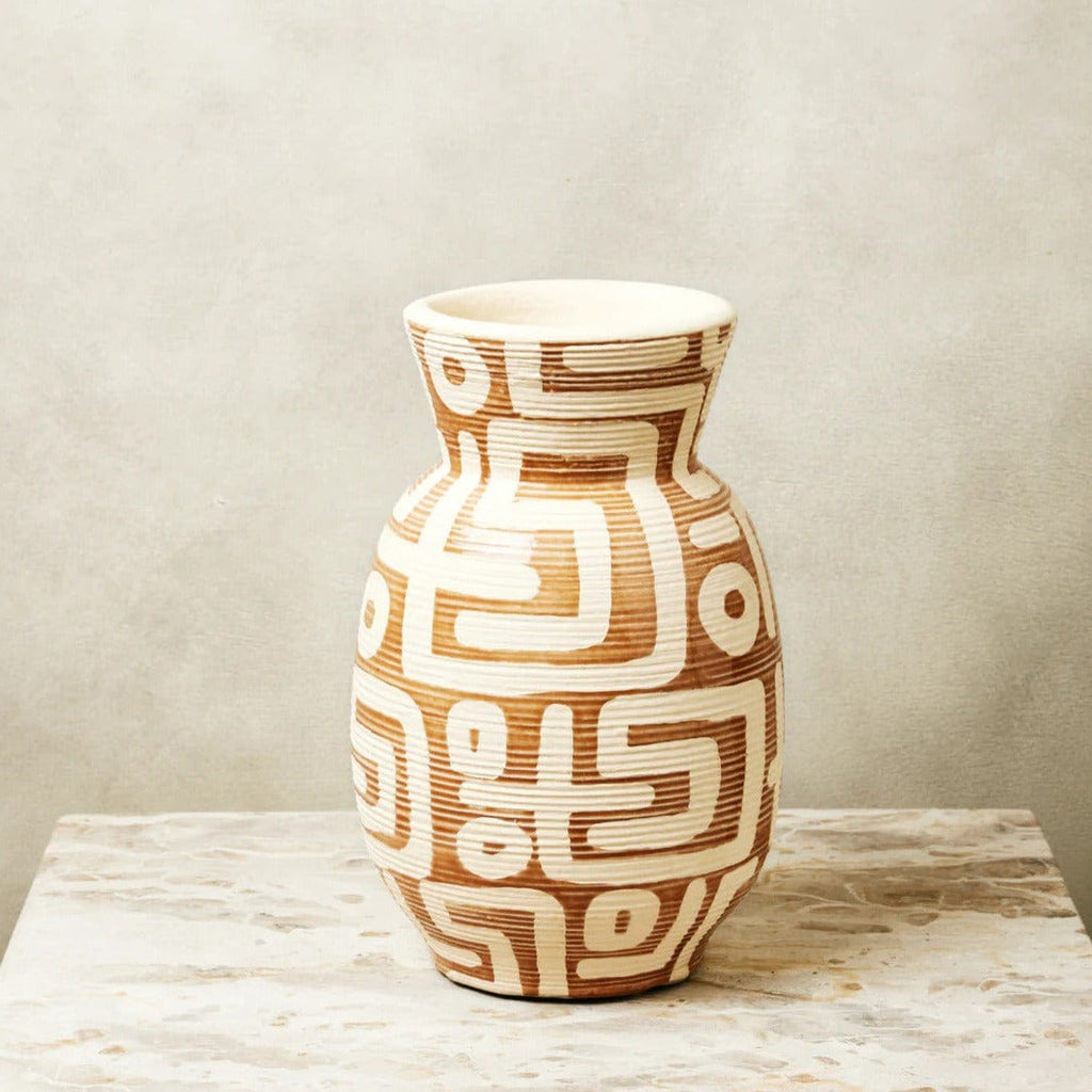 Collete Tall Vase | Peach - Jones & Co - Coco Blue