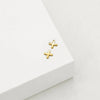 Cross Stud Earrings | Gold - Linda Tahija - Coco Blue