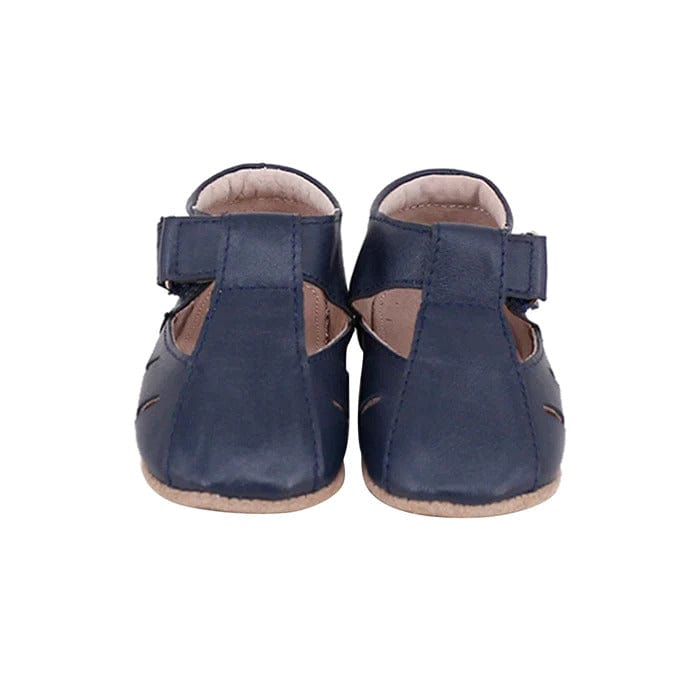 Dakota Pre-Walker Shoes | Navy Leather - Skeanie - Coco Blue