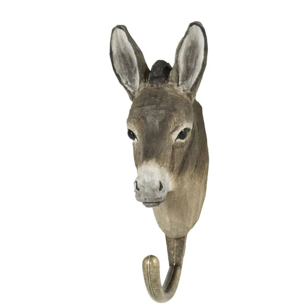 Hand Carved Animal Hooks - Wildlife Garden - Coco Blue