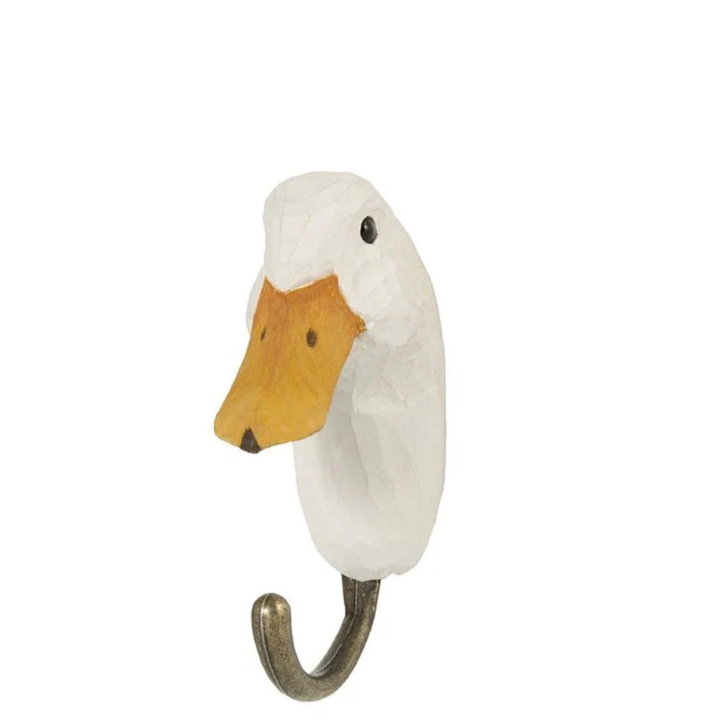 Hand Carved Animal Hooks - Wildlife Garden - Coco Blue