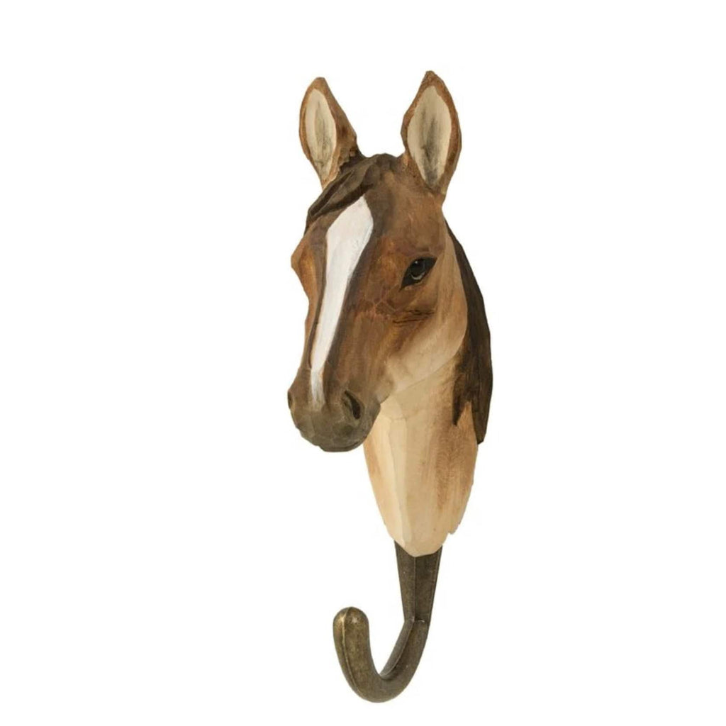 Hand Carved Animal Hooks - Wildlife Garden - Coco Blue