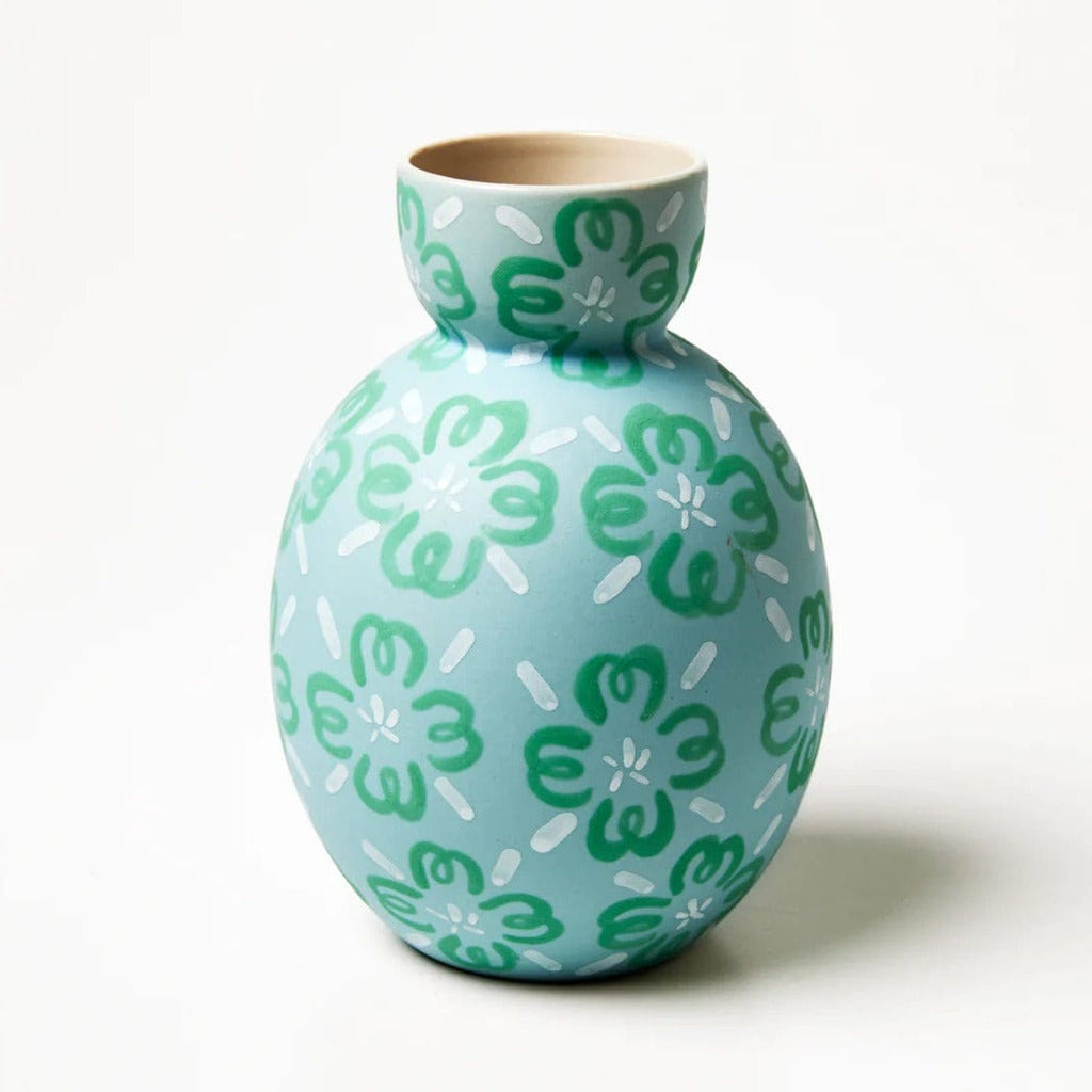 Happy Vase | Clover Green - Jones & Co - Coco Blue
