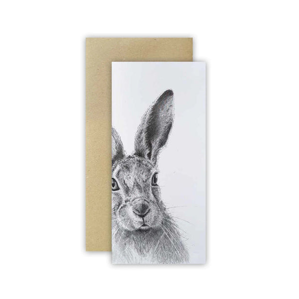 Hare Card - Cathy Hamilton - Coco Blue