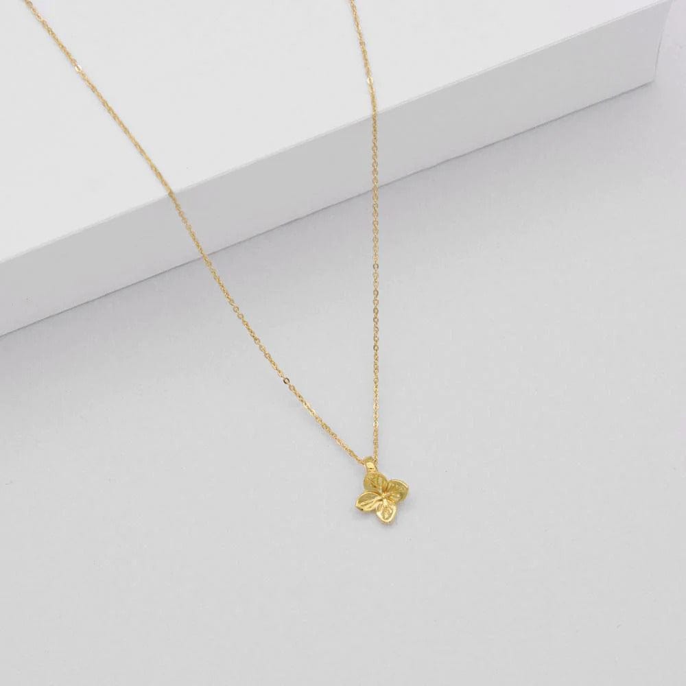 Hydrangea Necklace | Gold - Linda Tahija - Coco Blue