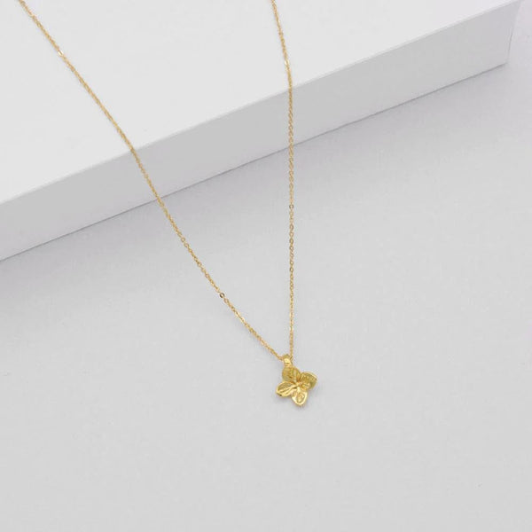 Hydrangea Necklace | Gold - Linda Tahija - Coco Blue