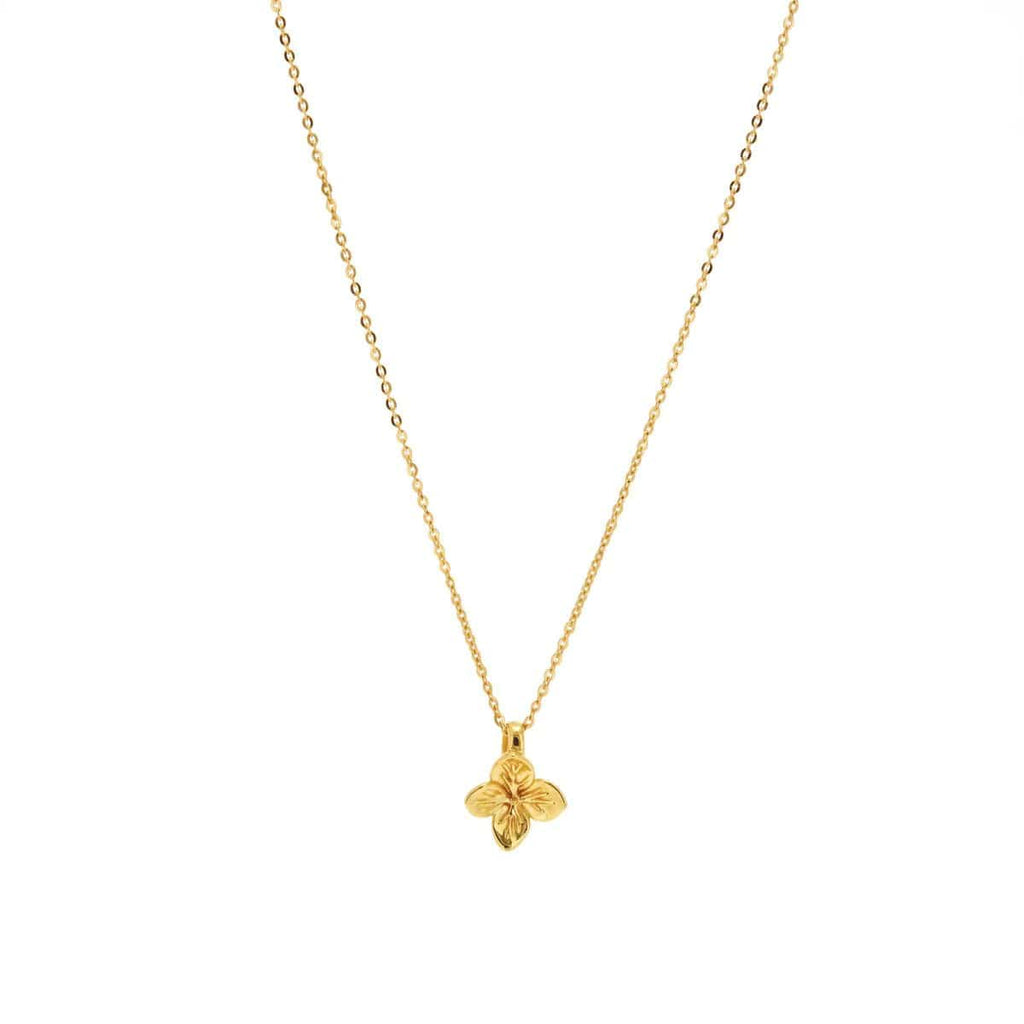 Hydrangea Necklace | Gold - Linda Tahija - Coco Blue