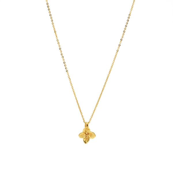 Hydrangea Necklace | Gold - Linda Tahija - Coco Blue
