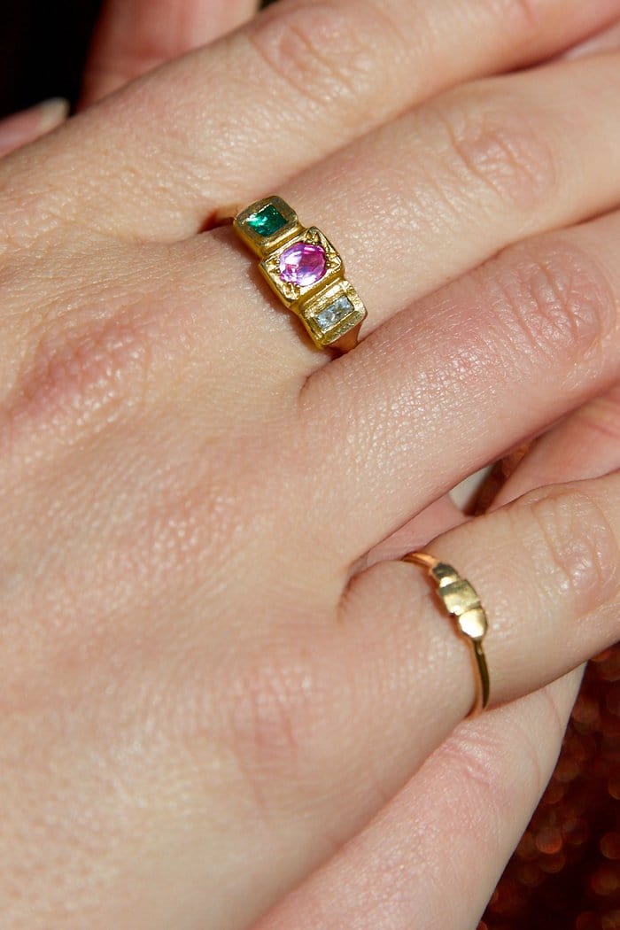 Keystone Ring | Gold - ADA HODGSON - Coco Blue