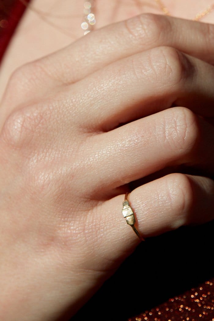 Keystone Ring | Gold - ADA HODGSON - Coco Blue