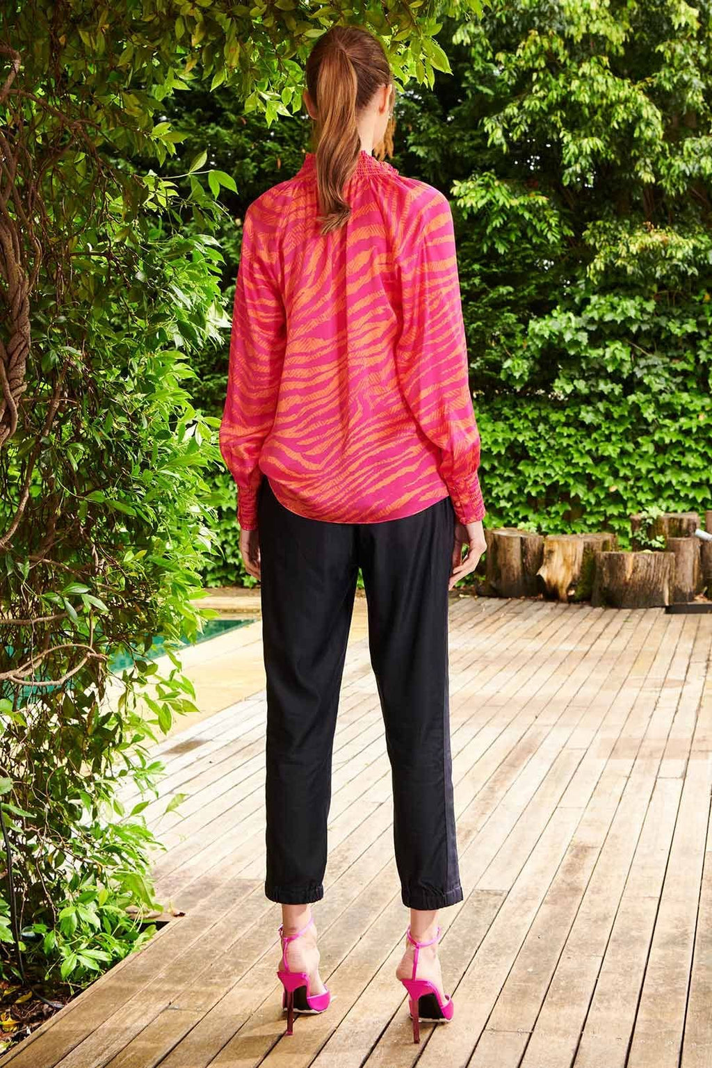 Kira Wildling Silk Blouse - The Dreamer Label - Coco Blue