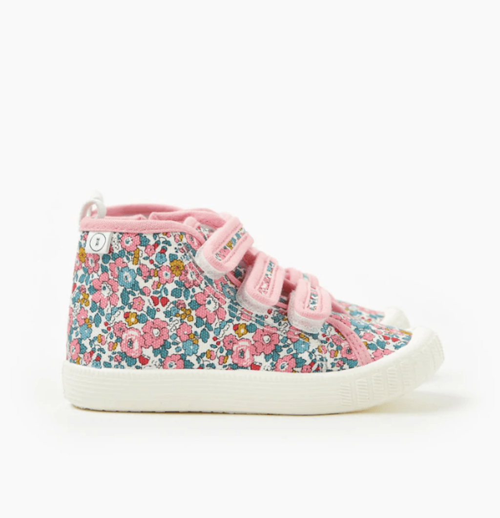 Liberty Billie Canvas Shoes | Betsy Ann - Walnut - Coco Blue