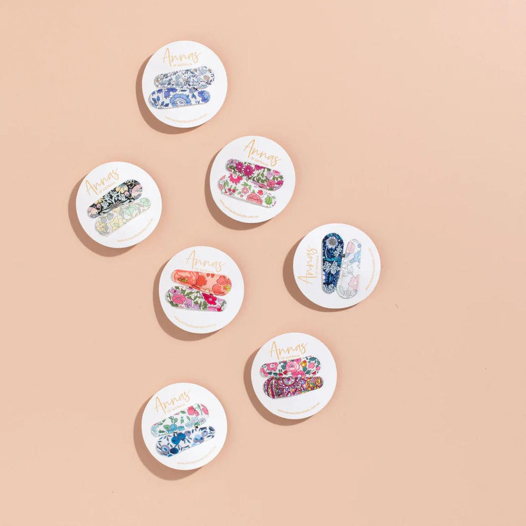 Liberty Cleo Clip Set - Annas of Australia - Coco Blue
