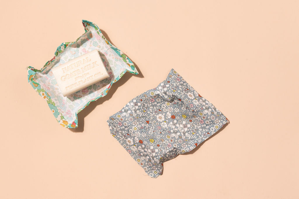 Liberty Fabric Wrapped Soap - Annas of Australia - Coco Blue