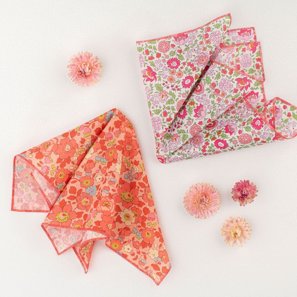 Liberty Hanky - Annas of Australia - Coco Blue