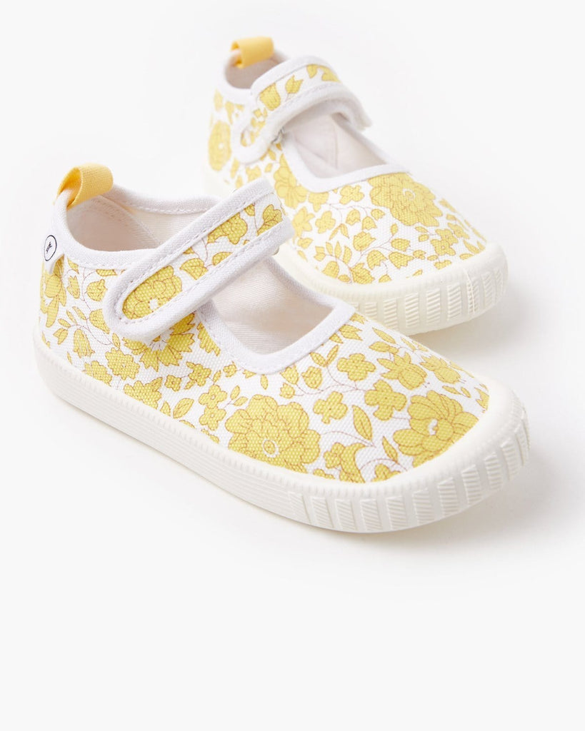 Liberty Mary Jane Canvas Shoes D'Anjo Sky Coco Blue